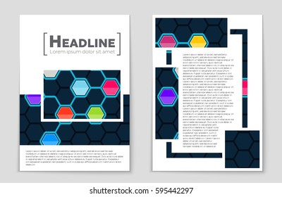 Abstract vector layout background set. For art template design, list, front page, mockup brochure theme style, banner, idea, cover, booklet, print, flyer, book, blank, card, ad, sign, sheet,, a4.