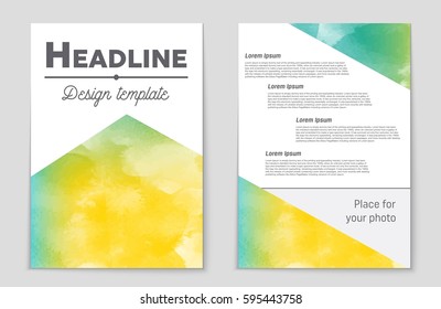 Abstract vector layout background set. For art template design, list, front page, mockup brochure theme style, banner, idea, cover, booklet, print, flyer, book, blank, card, ad, sign, sheet,, a4.