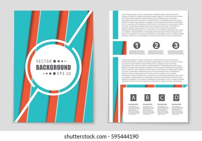Abstract vector layout background set. For art template design, list, front page, mockup brochure theme style, banner, idea, cover, booklet, print, flyer, book, blank, card, ad, sign, sheet,, a4.