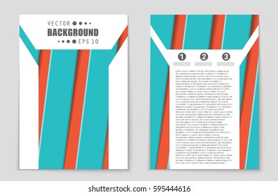 Abstract vector layout background set. For art template design, list, front page, mockup brochure theme style, banner, idea, cover, booklet, print, flyer, book, blank, card, ad, sign, sheet,, a4.