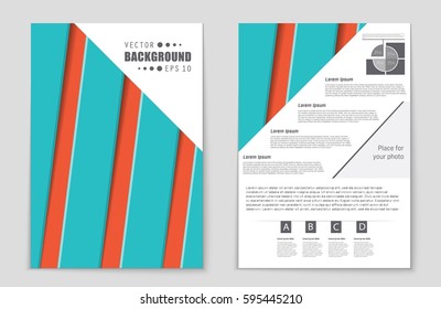 Abstract vector layout background set. For art template design, list, front page, mockup brochure theme style, banner, idea, cover, booklet, print, flyer, book, blank, card, ad, sign, sheet,, a4.