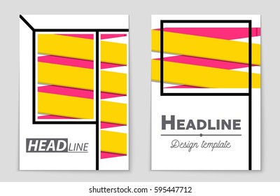 Abstract vector layout background set. For art template design, list, front page, mockup brochure theme style, banner, idea, cover, booklet, print, flyer, book, blank, card, ad, sign, sheet,, a4.