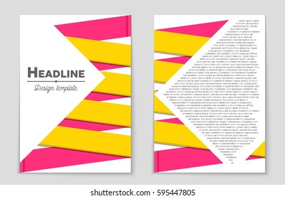 Abstract vector layout background set. For art template design, list, front page, mockup brochure theme style, banner, idea, cover, booklet, print, flyer, book, blank, card, ad, sign, sheet,, a4.