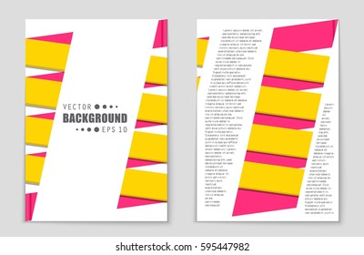 Abstract vector layout background set. For art template design, list, front page, mockup brochure theme style, banner, idea, cover, booklet, print, flyer, book, blank, card, ad, sign, sheet,, a4.