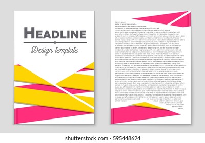 Abstract vector layout background set. For art template design, list, front page, mockup brochure theme style, banner, idea, cover, booklet, print, flyer, book, blank, card, ad, sign, sheet,, a4.