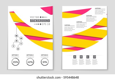Abstract vector layout background set. For art template design, list, front page, mockup brochure theme style, banner, idea, cover, booklet, print, flyer, book, blank, card, ad, sign, sheet,, a4.
