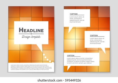 Abstract vector layout background set. For art template design, list, front page, mockup brochure theme style, banner, idea, cover, booklet, print, flyer, book, blank, card, ad, sign, sheet,, a4.