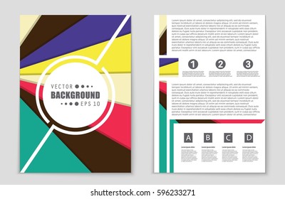 Abstract vector layout background set. For art template design, list, front page, mockup brochure theme style, banner, idea, cover, booklet, print, flyer, book, blank, card, ad, sign, sheet,, a4.