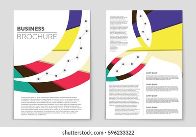 Abstract vector layout background set. For art template design, list, front page, mockup brochure theme style, banner, idea, cover, booklet, print, flyer, book, blank, card, ad, sign, sheet,, a4.