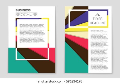 Abstract vector layout background set. For art template design, list, front page, mockup brochure theme style, banner, idea, cover, booklet, print, flyer, book, blank, card, ad, sign, sheet,, a4.