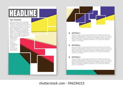 Abstract vector layout background set. For art template design, list, front page, mockup brochure theme style, banner, idea, cover, booklet, print, flyer, book, blank, card, ad, sign, sheet,, a4.
