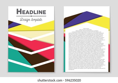 Abstract vector layout background set. For art template design, list, front page, mockup brochure theme style, banner, idea, cover, booklet, print, flyer, book, blank, card, ad, sign, sheet,, a4.