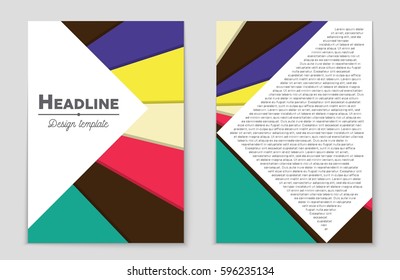 Abstract vector layout background set. For art template design, list, front page, mockup brochure theme style, banner, idea, cover, booklet, print, flyer, book, blank, card, ad, sign, sheet,, a4.
