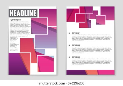 Abstract vector layout background set. For art template design, list, front page, mockup brochure theme style, banner, idea, cover, booklet, print, flyer, book, blank, card, ad, sign, sheet,, a4.