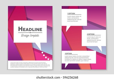 Abstract vector layout background set. For art template design, list, front page, mockup brochure theme style, banner, idea, cover, booklet, print, flyer, book, blank, card, ad, sign, sheet,, a4.