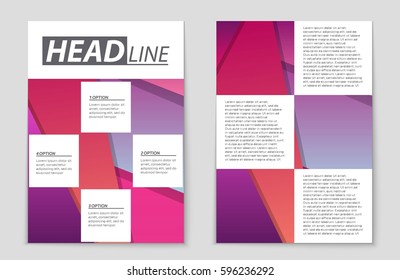 Abstract vector layout background set. For art template design, list, front page, mockup brochure theme style, banner, idea, cover, booklet, print, flyer, book, blank, card, ad, sign, sheet,, a4.