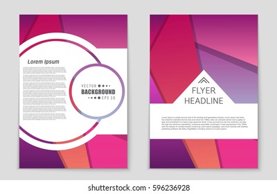 Abstract vector layout background set. For art template design, list, front page, mockup brochure theme style, banner, idea, cover, booklet, print, flyer, book, blank, card, ad, sign, sheet,, a4.