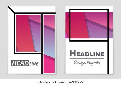 Abstract vector layout background set. For art template design, list, front page, mockup brochure theme style, banner, idea, cover, booklet, print, flyer, book, blank, card, ad, sign, sheet,, a4.