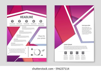 Abstract vector layout background set. For art template design, list, front page, mockup brochure theme style, banner, idea, cover, booklet, print, flyer, book, blank, card, ad, sign, sheet,, a4.