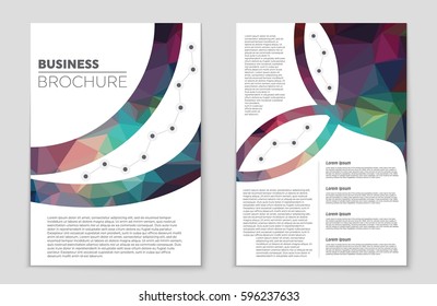Abstract vector layout background set. For art template design, list, front page, mockup brochure theme style, banner, idea, cover, booklet, print, flyer, book, blank, card, ad, sign, sheet,, a4.