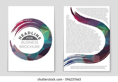 Abstract vector layout background set. For art template design, list, front page, mockup brochure theme style, banner, idea, cover, booklet, print, flyer, book, blank, card, ad, sign, sheet,, a4.