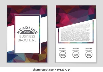 Abstract vector layout background set. For art template design, list, front page, mockup brochure theme style, banner, idea, cover, booklet, print, flyer, book, blank, card, ad, sign, sheet,, a4.