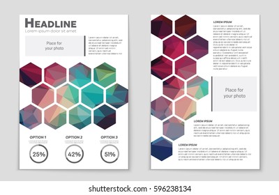 Abstract vector layout background set. For art template design, list, front page, mockup brochure theme style, banner, idea, cover, booklet, print, flyer, book, blank, card, ad, sign, sheet,, a4.