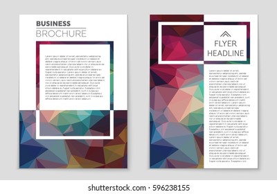 Abstract vector layout background set. For art template design, list, front page, mockup brochure theme style, banner, idea, cover, booklet, print, flyer, book, blank, card, ad, sign, sheet,, a4.