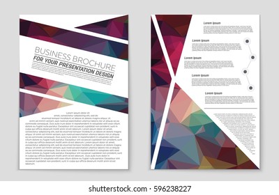 Abstract vector layout background set. For art template design, list, front page, mockup brochure theme style, banner, idea, cover, booklet, print, flyer, book, blank, card, ad, sign, sheet,, a4.