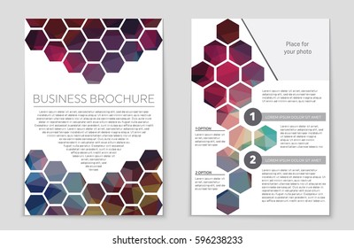 Abstract vector layout background set. For art template design, list, front page, mockup brochure theme style, banner, idea, cover, booklet, print, flyer, book, blank, card, ad, sign, sheet,, a4.