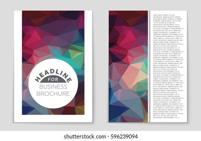 Abstract vector layout background set. For art template design, list, front page, mockup brochure theme style, banner, idea, cover, booklet, print, flyer, book, blank, card, ad, sign, sheet,, a4.