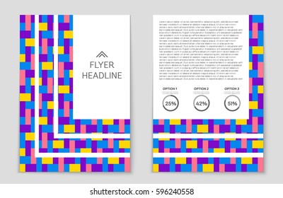 Abstract vector layout background set. For art template design, list, front page, mockup brochure theme style, banner, idea, cover, booklet, print, flyer, book, blank, card, ad, sign, sheet,, a4.