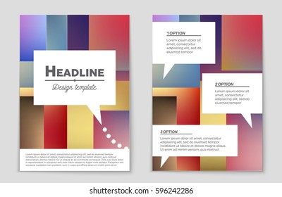 Abstract vector layout background set. For art template design, list, front page, mockup brochure theme style, banner, idea, cover, booklet, print, flyer, book, blank, card, ad, sign, sheet,, a4.