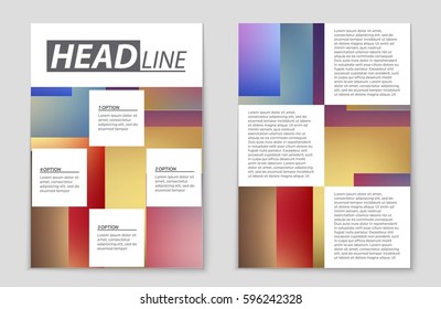 Abstract vector layout background set. For art template design, list, front page, mockup brochure theme style, banner, idea, cover, booklet, print, flyer, book, blank, card, ad, sign, sheet,, a4.