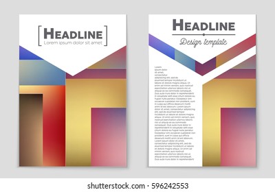 Abstract vector layout background set. For art template design, list, front page, mockup brochure theme style, banner, idea, cover, booklet, print, flyer, book, blank, card, ad, sign, sheet,, a4.