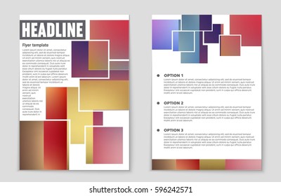 Abstract vector layout background set. For art template design, list, front page, mockup brochure theme style, banner, idea, cover, booklet, print, flyer, book, blank, card, ad, sign, sheet,, a4.
