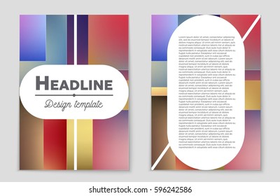 Abstract vector layout background set. For art template design, list, front page, mockup brochure theme style, banner, idea, cover, booklet, print, flyer, book, blank, card, ad, sign, sheet,, a4.