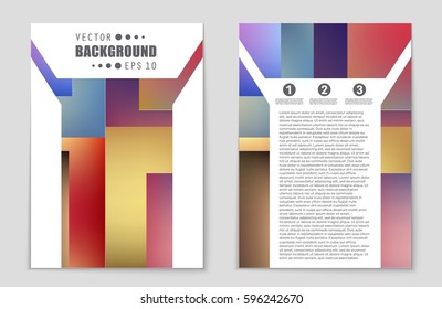 Abstract vector layout background set. For art template design, list, front page, mockup brochure theme style, banner, idea, cover, booklet, print, flyer, book, blank, card, ad, sign, sheet,, a4.