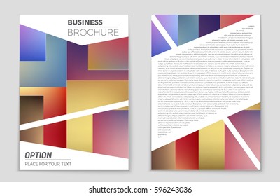 Abstract vector layout background set. For art template design, list, front page, mockup brochure theme style, banner, idea, cover, booklet, print, flyer, book, blank, card, ad, sign, sheet,, a4.