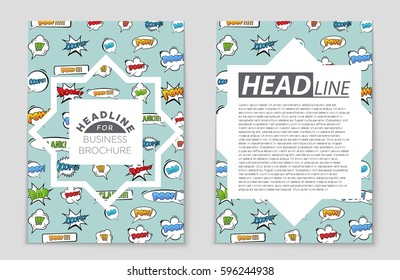 Abstract vector layout background set. For art template design, list, front page, mockup brochure theme style, banner, idea, cover, booklet, print, flyer, book, blank, card, ad, sign, sheet,, a4.