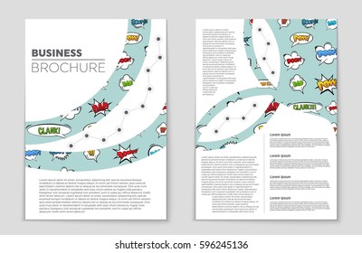 Abstract vector layout background set. For art template design, list, front page, mockup brochure theme style, banner, idea, cover, booklet, print, flyer, book, blank, card, ad, sign, sheet,, a4.