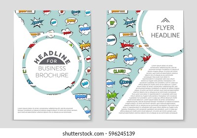 Abstract vector layout background set. For art template design, list, front page, mockup brochure theme style, banner, idea, cover, booklet, print, flyer, book, blank, card, ad, sign, sheet,, a4.