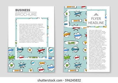 Abstract vector layout background set. For art template design, list, front page, mockup brochure theme style, banner, idea, cover, booklet, print, flyer, book, blank, card, ad, sign, sheet,, a4.