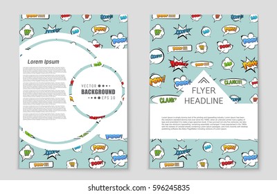 Abstract vector layout background set. For art template design, list, front page, mockup brochure theme style, banner, idea, cover, booklet, print, flyer, book, blank, card, ad, sign, sheet,, a4.