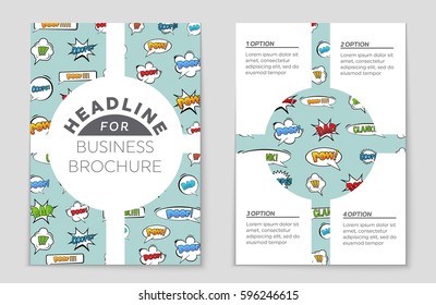 Abstract vector layout background set. For art template design, list, front page, mockup brochure theme style, banner, idea, cover, booklet, print, flyer, book, blank, card, ad, sign, sheet,, a4.