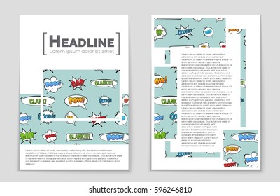 Abstract vector layout background set. For art template design, list, front page, mockup brochure theme style, banner, idea, cover, booklet, print, flyer, book, blank, card, ad, sign, sheet,, a4.