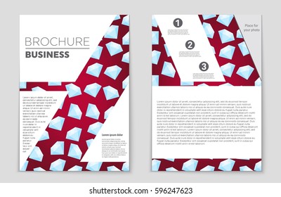 Abstract vector layout background set. For art template design, list, front page, mockup brochure theme style, banner, idea, cover, booklet, print, flyer, book, blank, card, ad, sign, sheet,, a4.