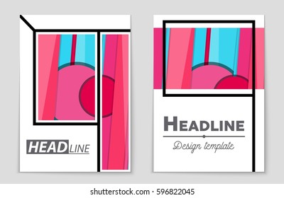 Abstract vector layout background set. For art template design, list, front page, mockup brochure theme style, banner, idea, cover, booklet, print, flyer, book, blank, card, ad, sign, sheet,, a4.