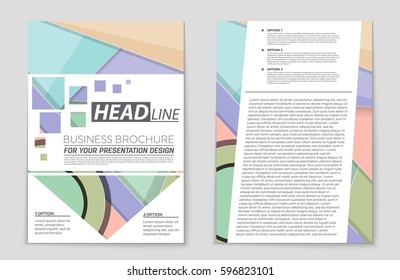 Abstract vector layout background set. For art template design, list, front page, mockup brochure theme style, banner, idea, cover, booklet, print, flyer, book, blank, card, ad, sign, sheet,, a4.