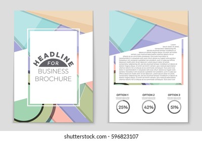 Abstract vector layout background set. For art template design, list, front page, mockup brochure theme style, banner, idea, cover, booklet, print, flyer, book, blank, card, ad, sign, sheet,, a4.